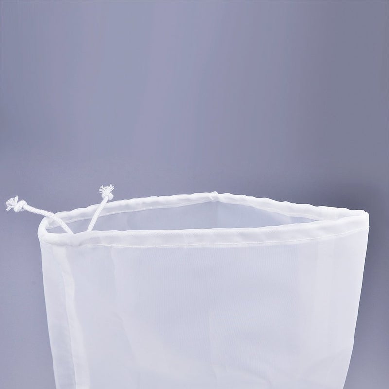 Pinfox 75 Micron Nylon Straining Bag Fine Mesh Food Strainer Bag, Multi Purpose Food Grade Filter Bag for Nut Milk, Juice, Cold Brew, Home Brewing (5 Packs, 12.6" x 8.66") - Image 3